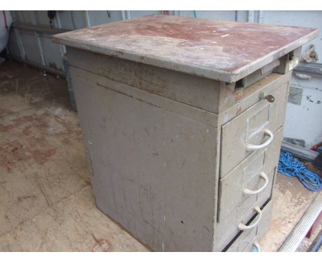 Vintage Shankey Sheldon Filing Drawers .Size of top 19 x 26 inches 30 tall