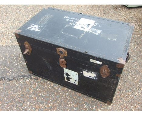  Large Black Trunk 93 x 55 x 51 cm
