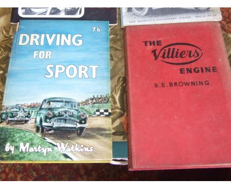3 Driving Books &amp; Villiers Engine Book
