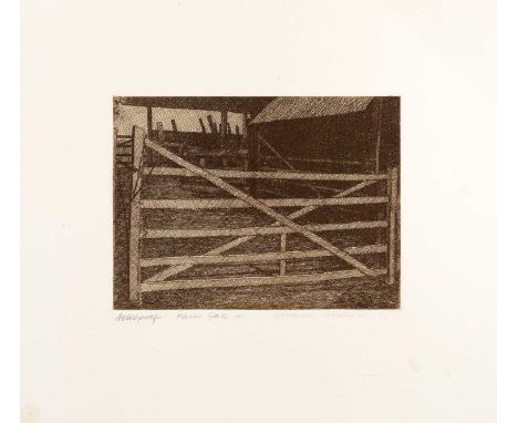 Norman Stevens (1937-1988)
Hidden Gate; and Farm Gate, 1971both signed, titled, numbered, and dated in penciletchings31 x 35c
