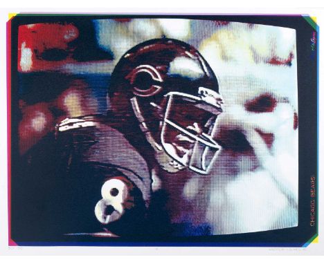 Andrew Holmes (b.1947)
Chicago Bears, 198050/150, signed, titled, and numbered in pencillithograph58 x 76cm, unframed.