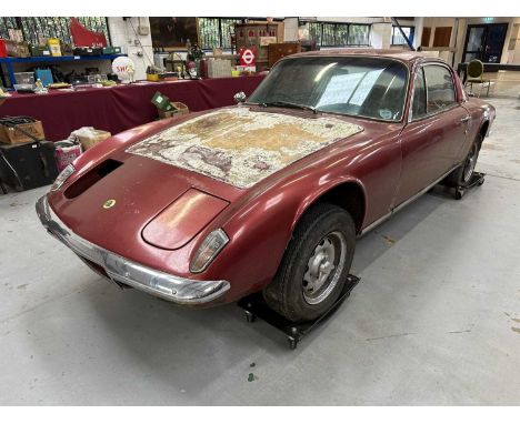 1969 Lotus Elan 2+2 Coupe, reg. no. AMC 83H, finished in red with a black interior. Offered for sale by direction of executor
