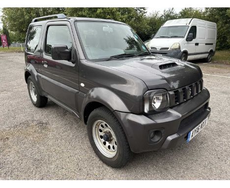 2016 Suzuki Jimny 1.3 VVT SZ3, 3 door, reg. no. AY16 MXV, finished in grey metallic with a cloth interior. Offered for sale b
