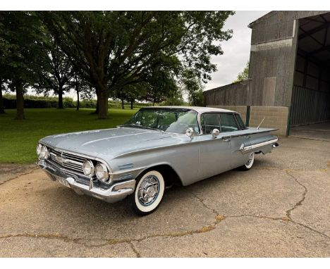 1960 Chevrolet Impala 4 door Sport Sedan, Registration MSU 373, Vin 01839B204279. This stunning American classic with its "Je
