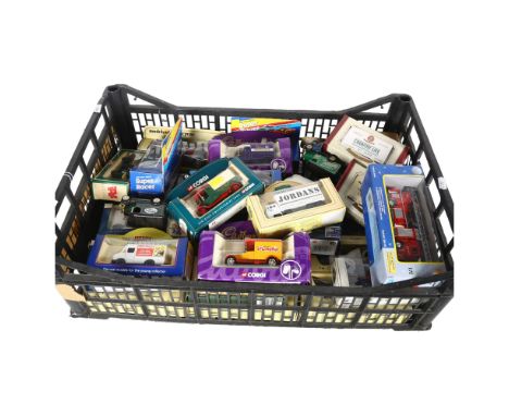 A quantity of Vintage diecast vehicles, including the Lledo Junior Collection, Corgi Cadburys Selection, Corgi Motoring Memor