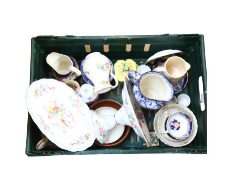A quantity of Vintage ceramic ware, including Ringtons Marling Ware, Coalport etc 