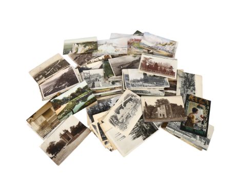 A quantity of Vintage topographical postcards, including some relating to Bexhill-on-Sea, Beachy Head, Folkestone, etc 