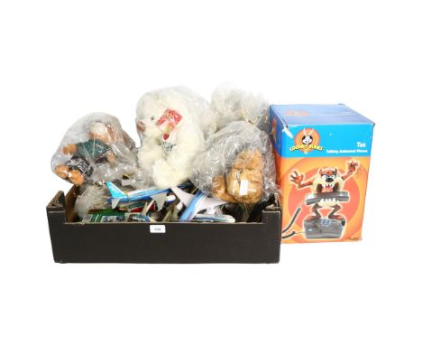 EDDIE STOBBART - a quantity of 5 Eddie Stobart teddy bears, including Carlisle United FC mascot, Dukes of Hazzard London etc,