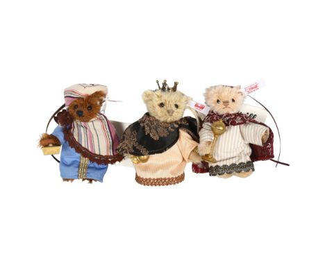 STEIFF - 3 Wise Men teddy bear limited edition collection, including 034084 Caspa from the 2015 Autumn Collection, "Melchior"