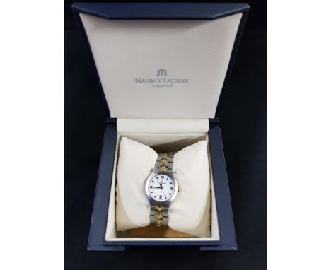 MAURICE LACROIX LADIES WATCH WITH OUTER BOX AND PAPERS 