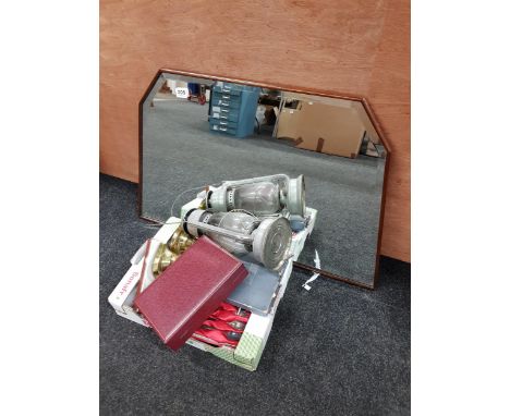 BOX LOT OF VINTAGE MIRRORS 