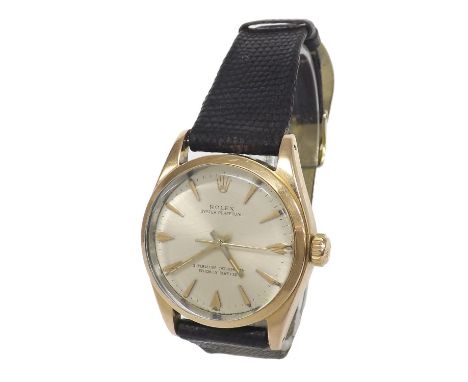 Rolex Oyster Perpetual Superlative Chronometer gold capped stainless steel gentleman's wristwatch, ref. 6634, circa 1959, ser