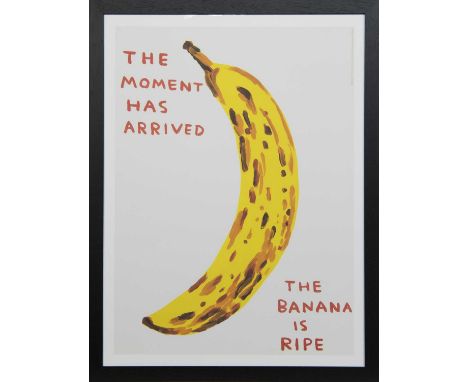 * DAVID SHRIGLEY OBE (SCOTTISH b. 1968),THE MOMENT HAS ARRIVEDlithograph on 200g Munken Lynx paperimage size 74cm x 54cm, ove