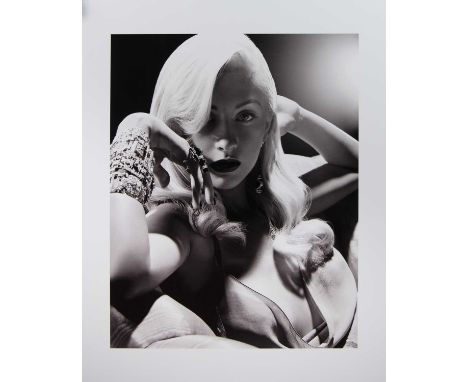 MICHAEL THOMPSON (AMERICAN),CHRISTINA AGUILERA (HOLLYWOOD) LOS ANGELES, CALIFORNIAdigital c-print on aluminium, signed, title