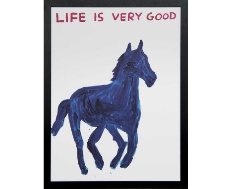 * DAVID SHRIGLEY OBE (SCOTTISH b. 1968),LIFE IS VERY GOODlithograph on 200g Munken Lynx paperimage size 74cm x 54cm, overall 