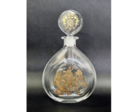 Limited edition Orrefors commemorative Sir Winston Churchill centenary glass decanter and stopper, made for Garrard & Co., 19
