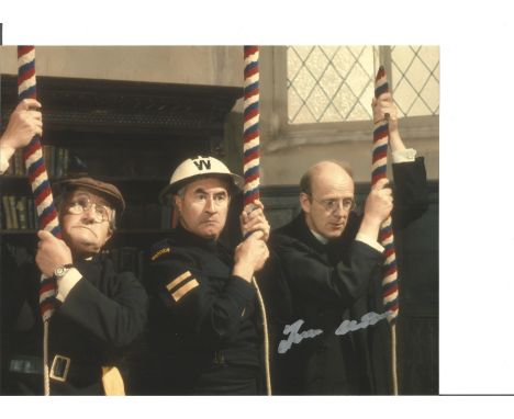 Frank Williams signed 10x8 colour photo from Dads Army. All autographs come with a Certificate of Authenticity. We combine po