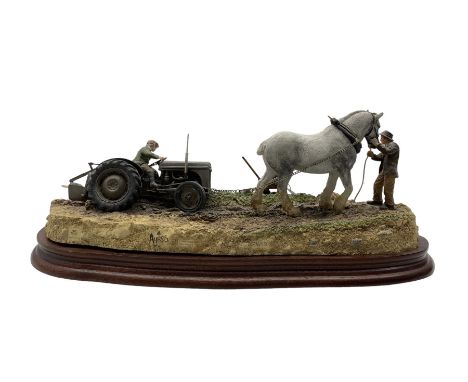 Limited edition Border Fine Arts group 'The Last Laugh' model no. B0946, designed by Ray Ayres, no. 236/ 950, with certificat