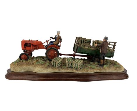Border Fine Arts Limited edition group 'Cut & Crated', model no. B0649, designed by Ray Ayres no. 216/2001, with certificate 