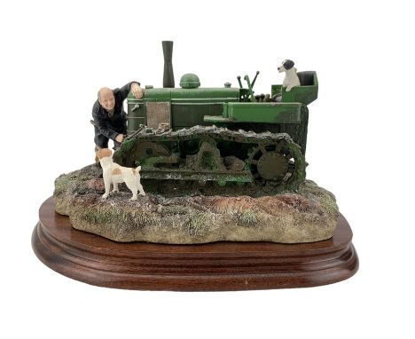 Border Fine Arts group 'Starts First Time', model no. B0702, designed by Ray Ayres, with certificate 