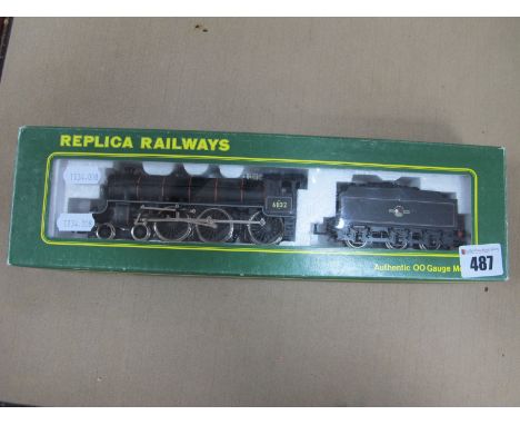 A "OO" Scale 4-6-0 Class BI Locomotive and Tender by Replica, finished in BR black, R/No 61132, boxed