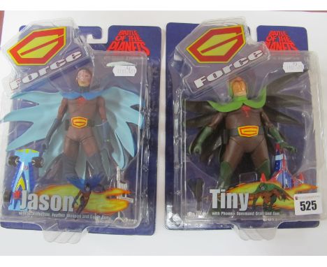 Two Battle of The Planets 'G Force' Plastic Action Figures, (Series Two) Tiny Jason, both in original unopened packaging.