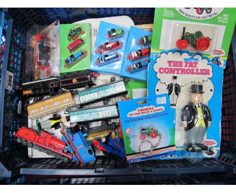 A Quantity of Mainly Diecast Toys, relating to Thomas The Tank Engine, often by ERTL, often in original packaging.