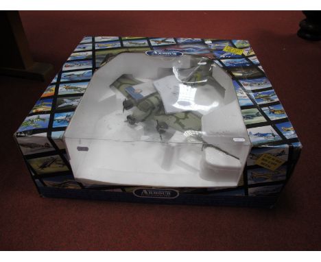 A Franklin Mint Collection Armour 1:48th Scale Diecast Model Junkers JU52 Aircraft, "Russian Front", small parts may be missi
