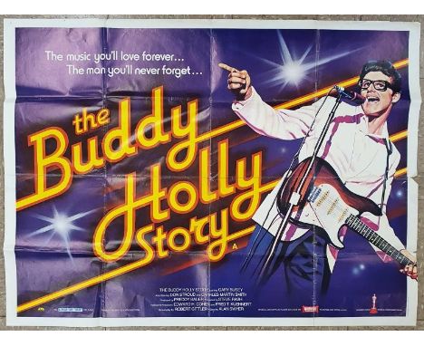Cinema Poster: The Buddy Holly Story starring Gary Busey, 1978. 29" X 40"