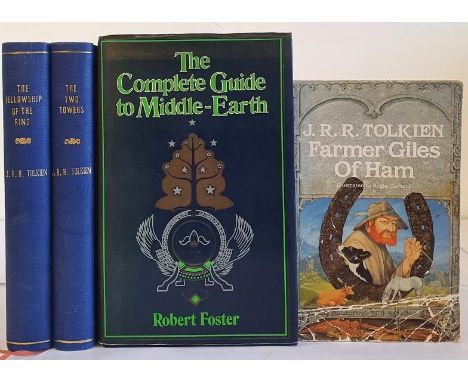 J.R.R. Tolkien – The Fellowship of the Ring, published 1961. First Edition, 10th Impression. Fold out map to rear. The Two To