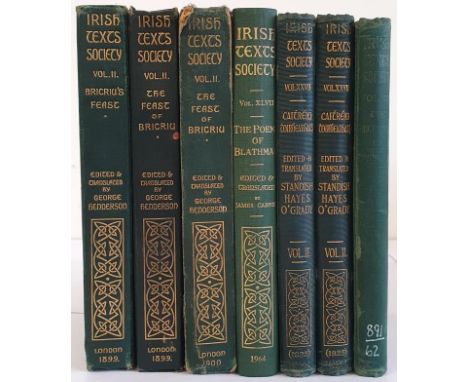 Irish Text Society: The Poem of Blathmac; The Frenzy of Suibhne; The Feast of Bricriu (3); The Triumphs of Turlough (2)&nbsp;