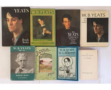 [William Butler Yeats collection]. Yeats a New Biography by Jeffares; Yeats and his World; Yeats by Hone; Yeats and Horton Re