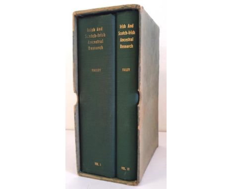 Falley, Margaret Dickson. Irish and Scotch-Irish Ancestral Research. A Guide to the Genealogical Records, Methods and Sources