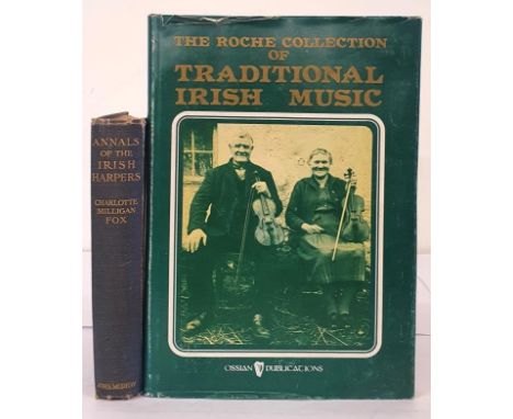 Milligan Fox, Charlotte. Annals Of The Irish Harpers. London: John Murray, 1911. Blue cloth boards with gilt harp to front an