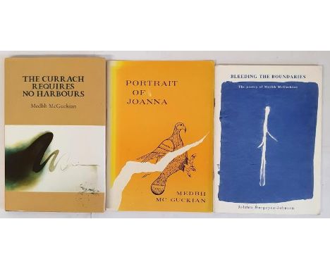 Medbh McGuckian; The Currach requires no Harbours, Signed first edition, first print HB, Gallery Press 2006 ; Portrait of Joa