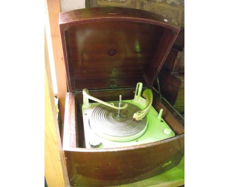 A vintage timber cased Pye Hi-Fi turntable
