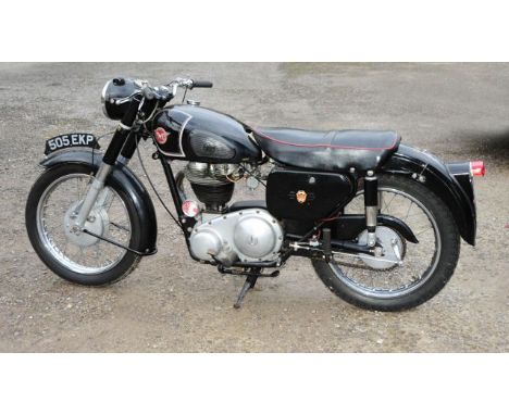 On behalf of Executors, Matchless 500 cc G80S 1 motorbike,194 Miles, Reg 505 EXP, First registered 6/2/1959, Chassis 60558, e
