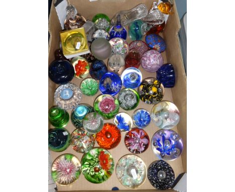 A collection of paperweights to include Caithness, approx 46.