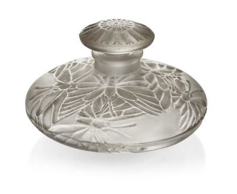 René Lalique (French 1860-1945), a clear and frosted scent bottle and stopper 'Misti' for Piver (L.T.) - 4 Flacon  Designed 1
