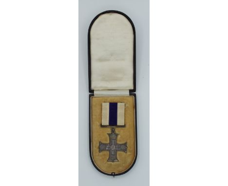 A First War British Military Cross, cased