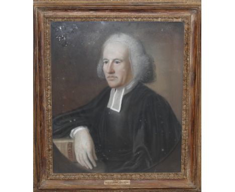 19th Century English School. Half-length portrait of the Rev. Christopher Atkinson (1713-1774), vicar of Thorp Arch and fathe