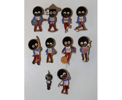 A collection of nine Reeves, Fattorini and other Robertson's Golden Shred badges and a pendant Notice from the the-saleroom.c