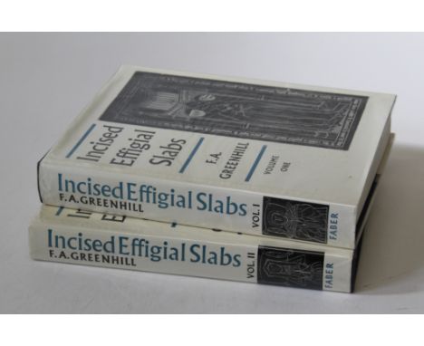 Greenhill ( FA) Incised Effigial Slabs. Volumes one and two. First Editions, 1976