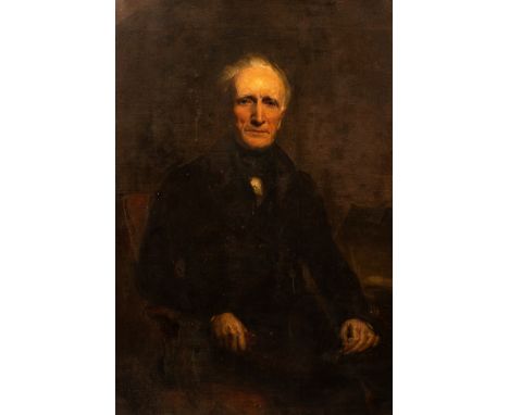 Scottish School, 19th Century/Portrait of William Baillie 1768-1855/Sheriff of Dumfries/three-quarter length, wearing a black