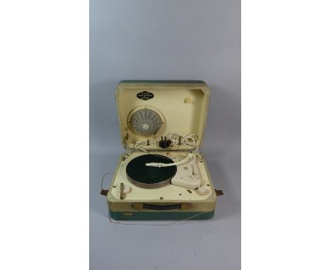 A Vintage Philips Disk Jockey Major Portable Record Player 