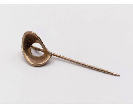 A 9ct gold stick pin, 1.7 g