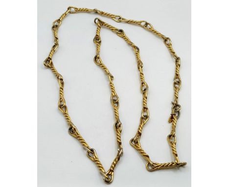 A Christian Dior gold plated necklace