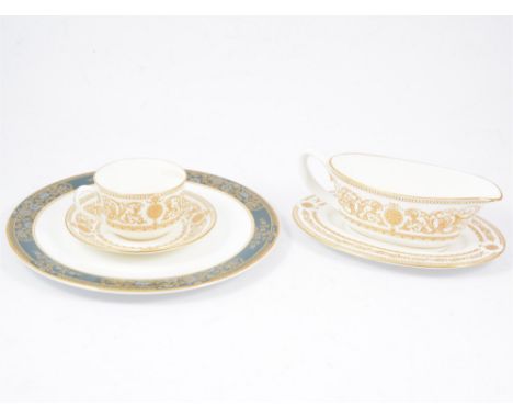 Royal Worcester Hyde Park pattern dinner and tea service and a Royal Doulton Carlyle pattern service.