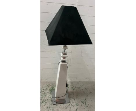 An Obelisk style floor standing lamp 