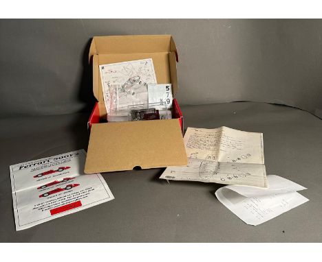 A model Factory Hiro 1/24 scale model kit for the Ferrari 500 bF2 race car in original box 